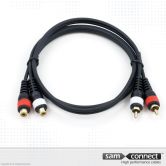 Estensore da 2x RCA a 2x RCA, 10m, f/m