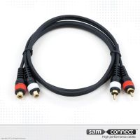 Estensore da 2x RCA a 2x RCA, 5m, f/m