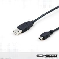 Cavo da USB A a Mini USB, 1.8m, m/m
